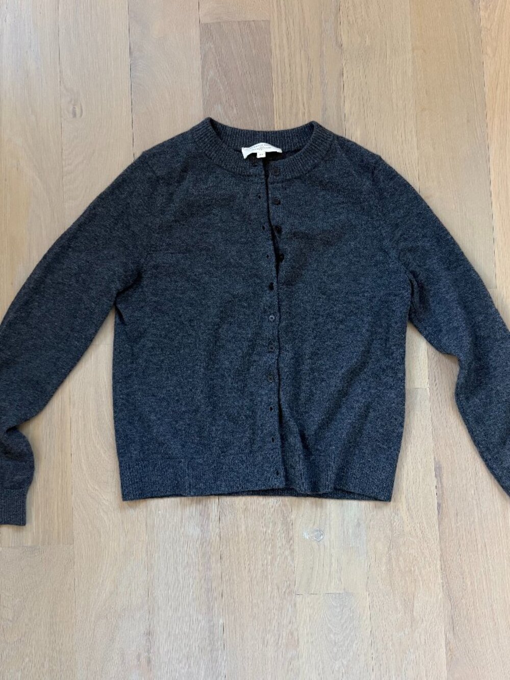Sezane Lisa Cardigan Charcoal Grey - Size XS